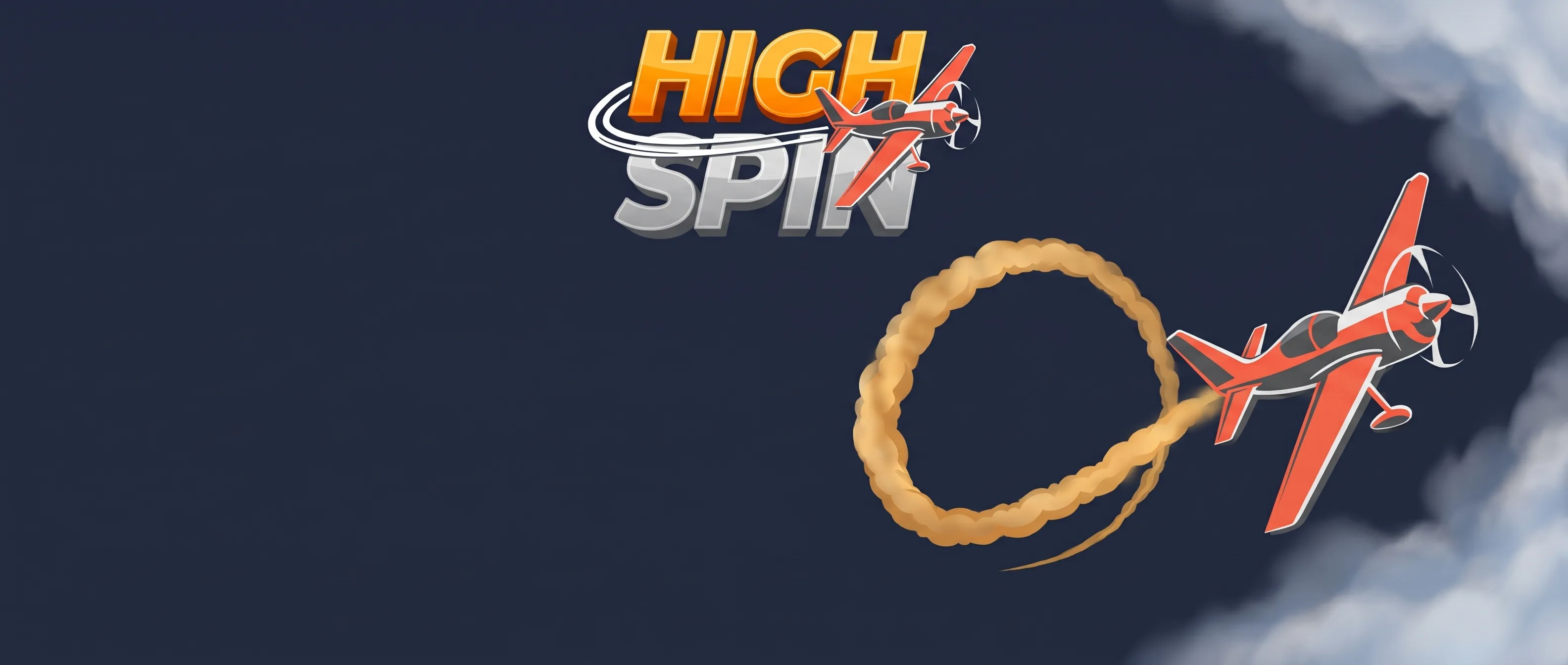 HighSpin aerobatic aircraft tracing a golden loop across the sky